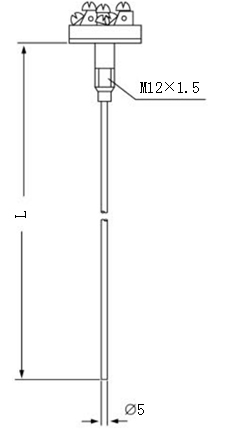 煙道、風道熱電偶熱電偶感溫元件